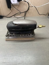 Vintage National-Detroit Model 600 Pneumatic Inline Air Sander W/ Single Pad