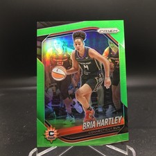 Bria Hartley 2025 Panini Prizm WNBA Lime Green Prizms 86 #/225 Connecticut Sun