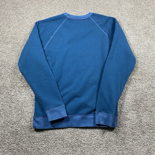 Patagonia Reversible Sweatshirt Mens Medium Sherpa Lining Pullover Blue Teal - Picture 4 of 8