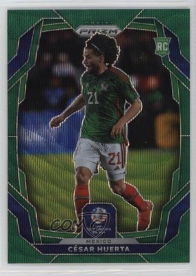 2024 Panini Prizm CONMEBOL Copa America Green Wave Cesar Huerta César #139 4f5