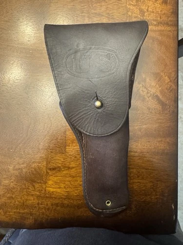 US Army Military Tex Tan Leather Holster M1911/A1 WW2 WWII Era