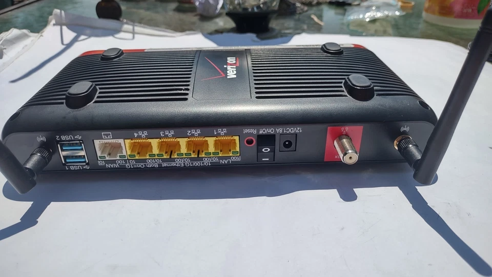 Computer Wireless Router Verizon Actiontec MI424wr Rev 1 Used - Image 4 of 4