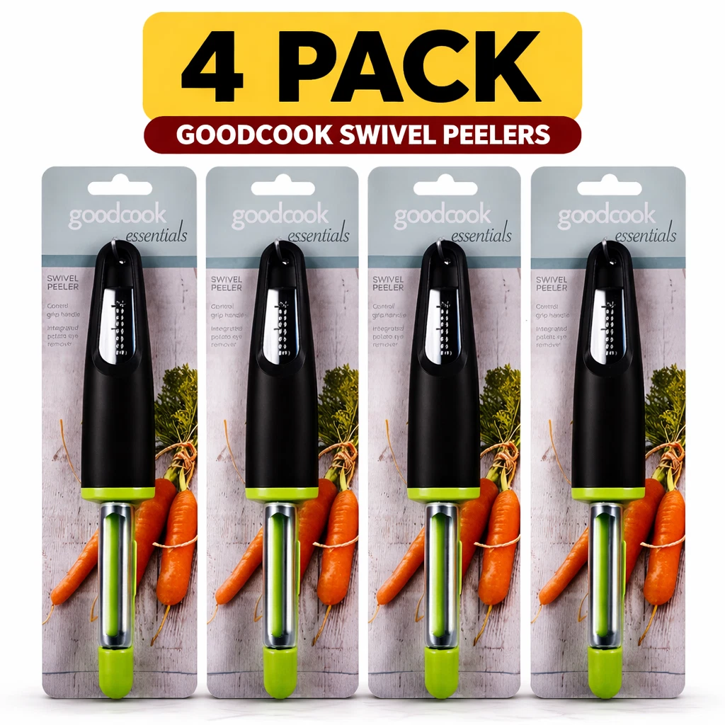 4 Pack Vegetable Peeler Set Stainless Steel Kitchen Tool Potato Carrot
Opens in a new window or tab