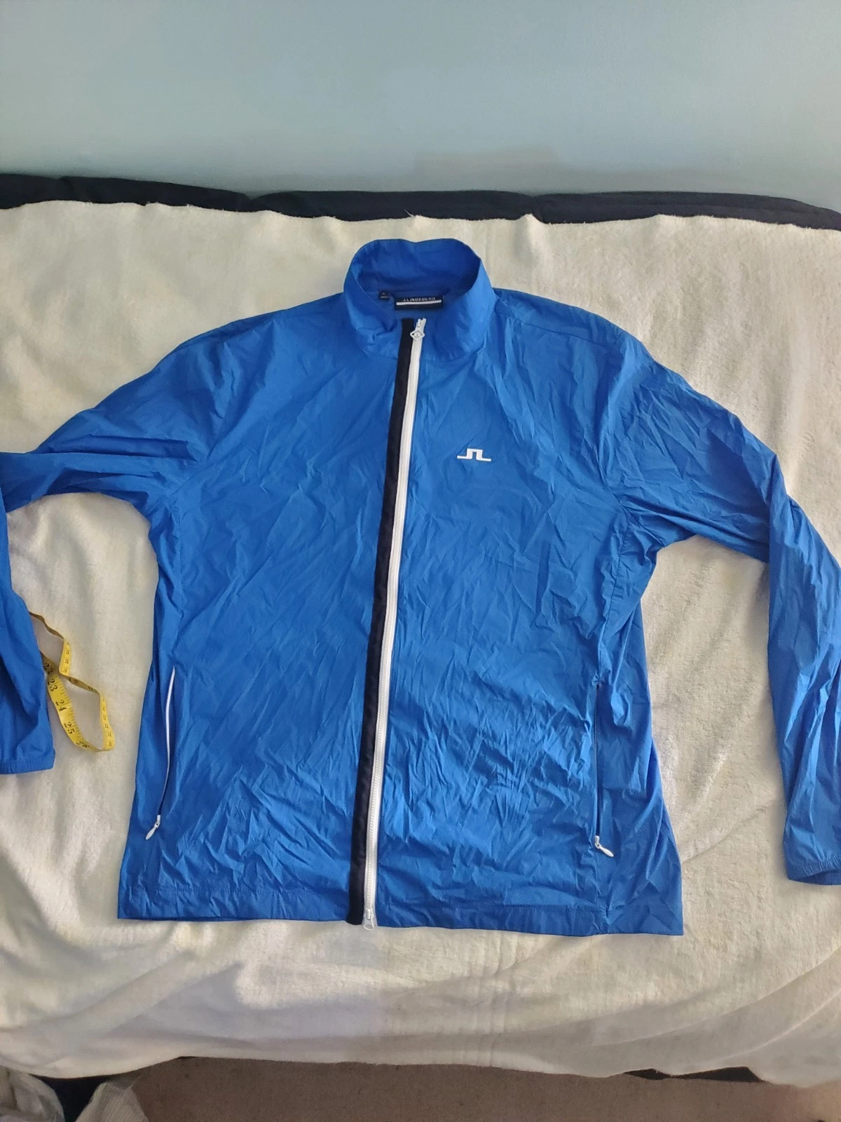 J Lindenberg Mens Xl Blue Ash Packable Golf Full Zip Lightweight Jacket
Opens in a new window or tab