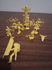 Marx Indians Yellow Fort Apache Play set