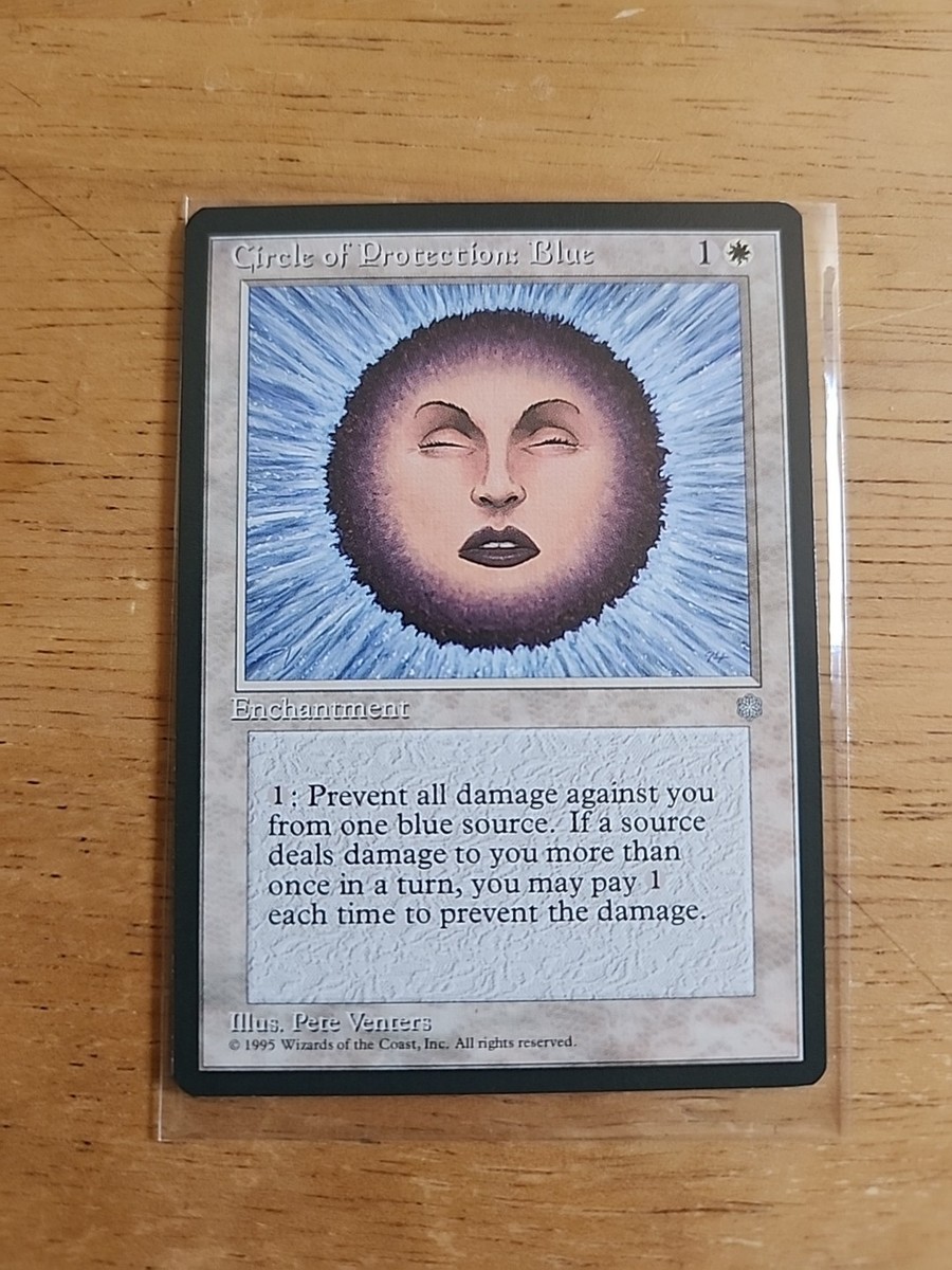 Circle Of Protection Blue - Ice Age - MTG Magic - Common - White