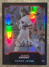 2004 Bowman CHROME #3 REFRACTOR Derek Jeter Topps New York N.Y. Yankees HOF SP
