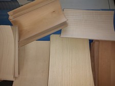 18-20pcs Pack Mixed REAL WOOD Veneer 8" x 11"sheets Art/Crafts/Marquetry