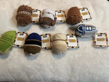 NWTs 7 Tsum Tsum Mini STAR WARS Characters by Disney RETIRED R2D2,Chewbacca