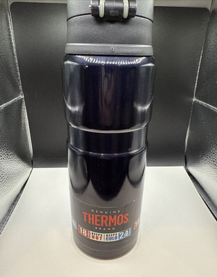 New THERMOS King Stainless Steel 24 oz Vacuum-Insulated Drink Bottle Double Wall