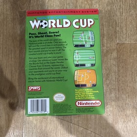 World Cup Soccer NES (Nintendo Entertainment System, 1991) CIB Complete W/ Box