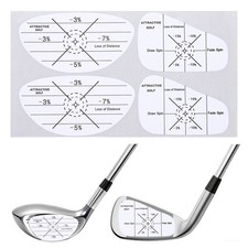 400 Pcs Golf Club Impact Label Fitting for Swing Training Improve C