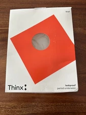 THINX BLACK HI-WAIST SUPER PERIOD-PROOF PANTIES SIZE M