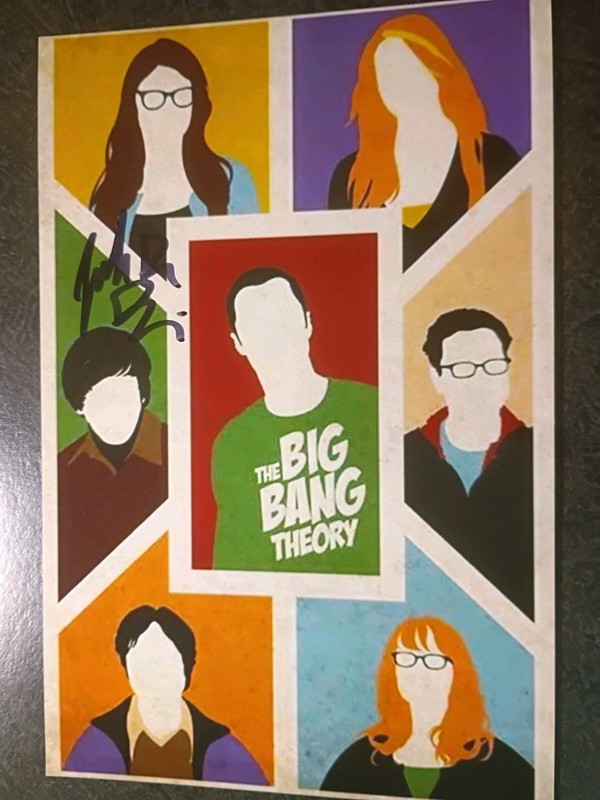 JOHN ROSS BOWIE As BARRY Hand Signed Autograph 4X6 Photo /ACTOR-BIG BANG THEORY