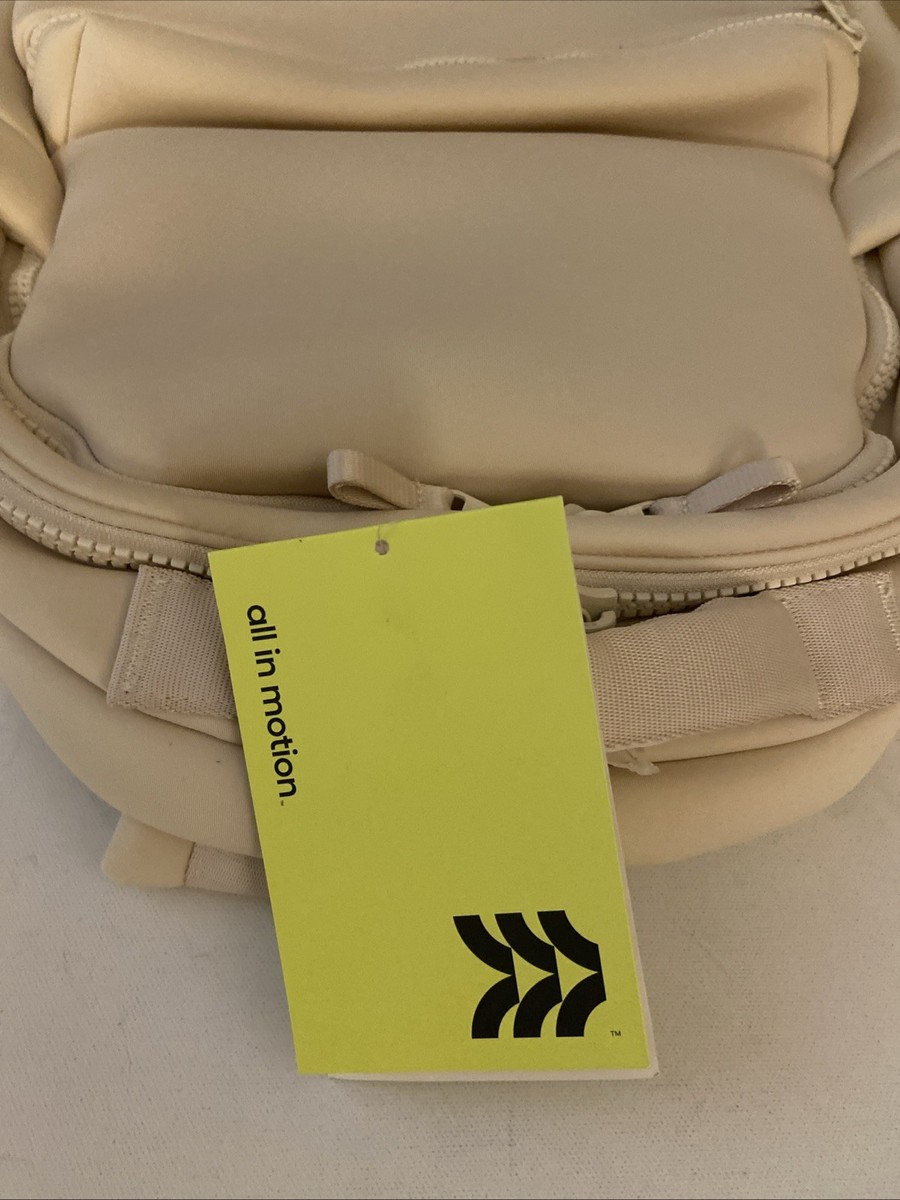 14L Faux Neoprene Backpack - All In Motion Cream: Water  display picture 1