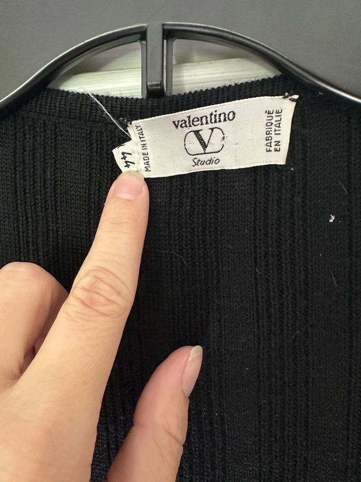 Chaleco tejido Valentino vintage para mujer talla 44 hecho en Italia - Valentino original Foto 3 de 3