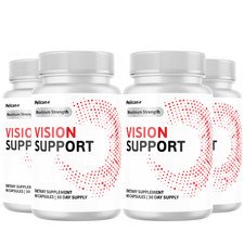 Vision Support-EyeHealth Dietary Supplement-Vision Support with Lutein-4 Bottles