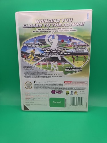 CRICKET Nintendo Wii PAL GAME - Complete W Manual - Picture 3 of 3