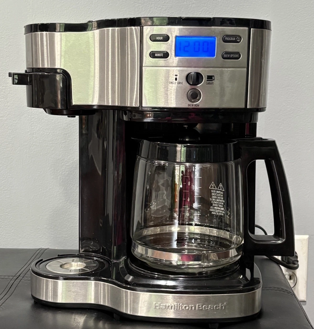 Hamilton Beach 12 Cup Pot Programmable Drip Coffee Maker 49980