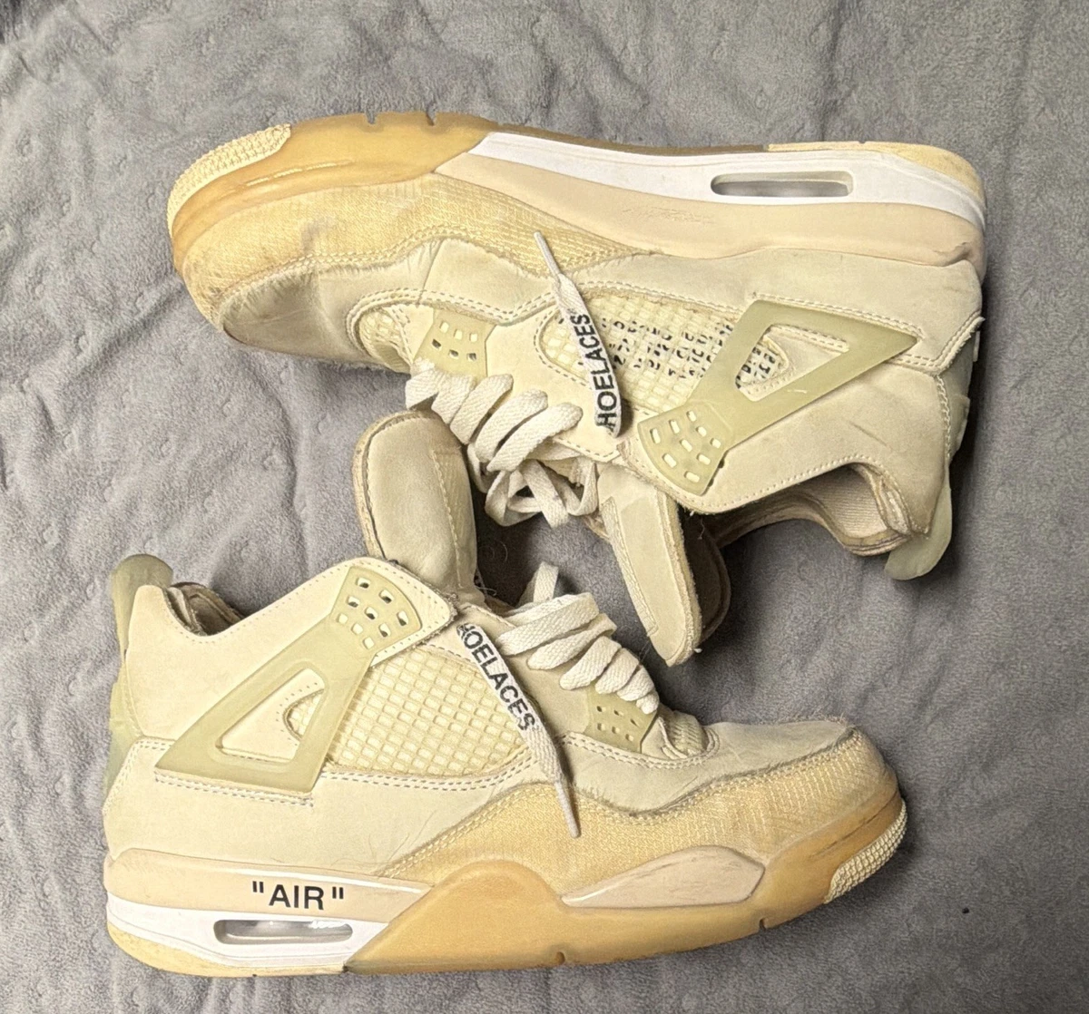 Jordan 4 SP x Off-White Mid Sail W for sale | eBay