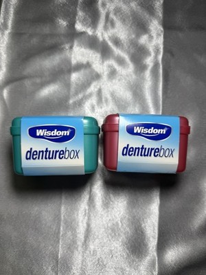 2x Weisheits Zahnersatzbox Dental Retainer Etui Zähne Falsche Zähne Aufbewahrungsbehälter