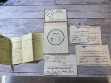 ORIGINAL 1971 GRUMMAN AVIATION APOLLO ERA EMPLOYEE CARDS ETC