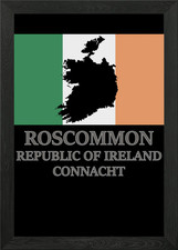 Irland Roscommon Connacht Framed Wall Art Poster Canvas Print Picture