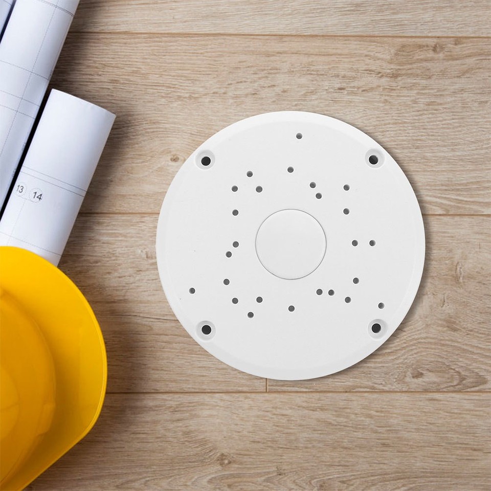 White PP Durable Outdoor Junction Box Cover for Security Camera Cable ...