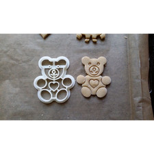 Teddy Bear Cookie Cutter 3D-Printed