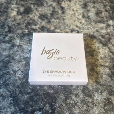 Basic Beauty Lidschatten Duo in Toasted Cashmere, 4g Neu & Originalverpackt