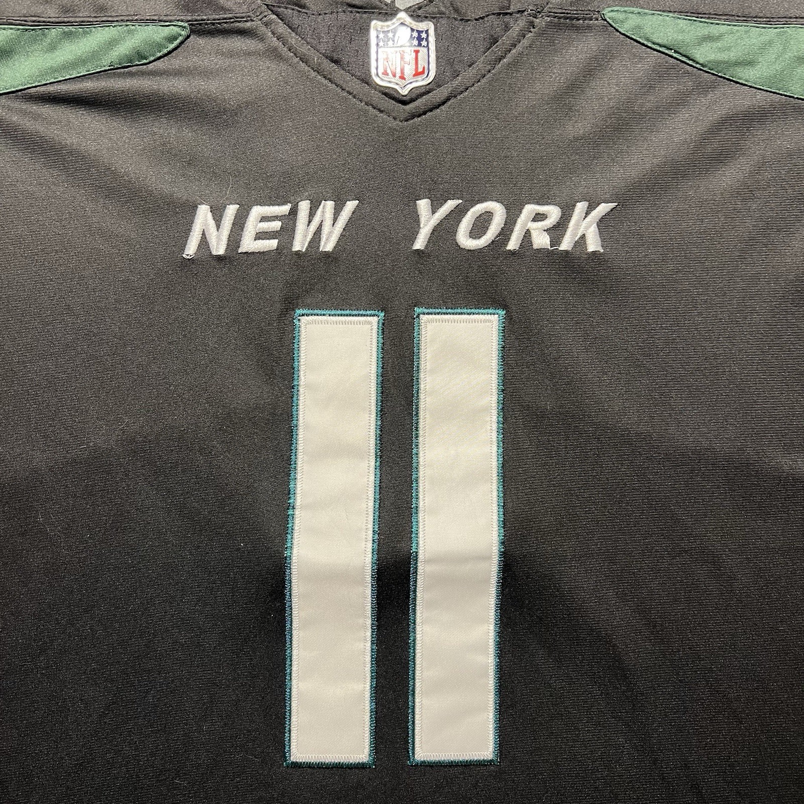 Nike On Field NY Jets Denzel Mims #11 Jersey Large NFL Players Black thumbnail 5