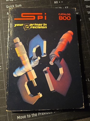 SPI CATALOG 800 PRECISION BOx775 | eBay