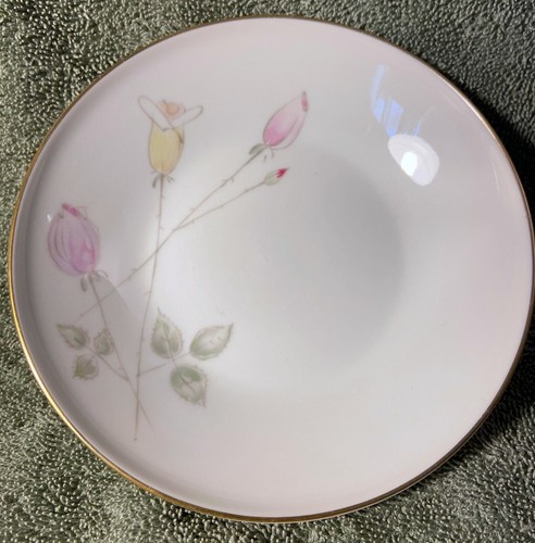 6 Vintage Heinrich H & C berry/fruit bowls; Germany; rosebud - Picture 2 of 5