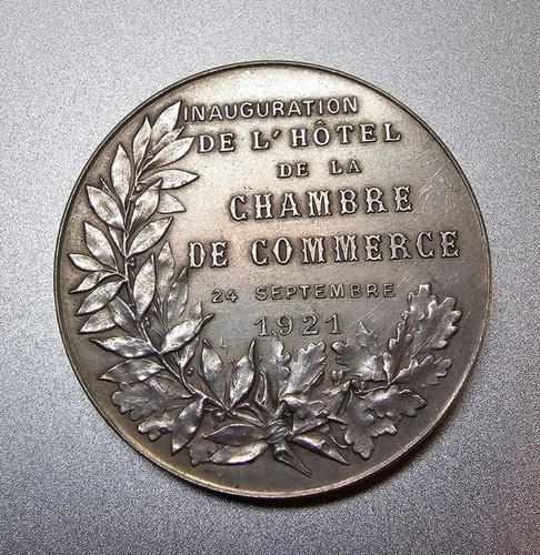 1912 Medalla de Bronce de la Sociedad Aeronáutica de Rally Francés de Globos - Imagen 2 de 4