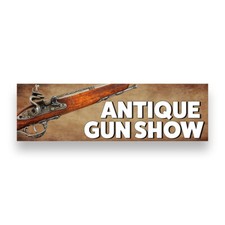 ANTIQUE GUN SHOW Vinyl Banner with Optional Sizes (Made in the USA)