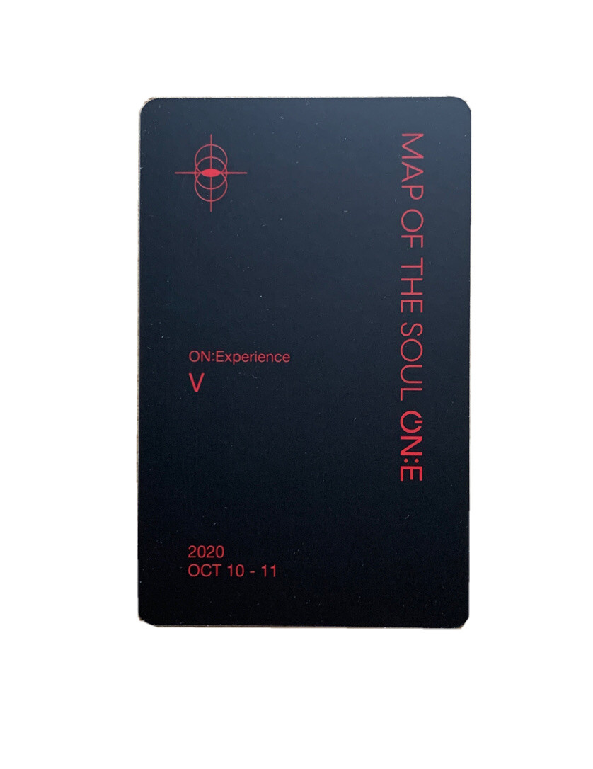 防弾少年団(BTS) - BTS  MAPOFTHESOULON:E   DVD トレカ　V テテ BTS V Taehyung Map Of The Soul ON:E DVD Official Photocard