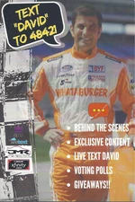 2019 DAVID STARR “WHATABURGER TEXT DAVID” #52 NASCAR XFINITY B/B POSTCARD