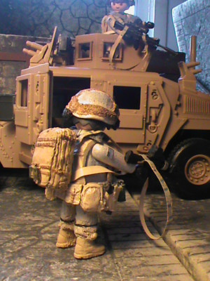 PLAYMOBIL CUSTOM US Ranger (Afghanistan-2017) Ref-0220 Bis EUR 44,63