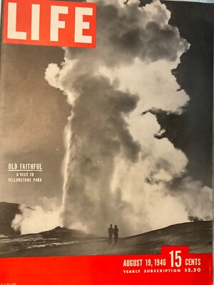 Life Aug 19 1946 Lees of VA, Water Skiing, Father Divine, Yellowstone