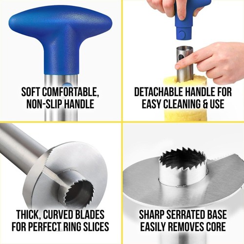 Zulay Kitchen Pineapple Corer and Slicer Tool - 第 69/92 張圖片