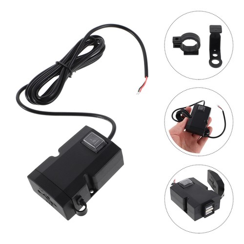 Mobile Phone Charger Car Usb Port Tablet for Motorcycle Handlebar Dual - 第 11/12 張圖片