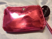LULU WRISTLET WALLET METALLIC PINK