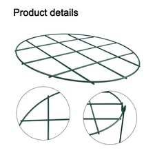 Metal Ring Stands for Plants 3 Pack Climbing Support Cages for Gardeners