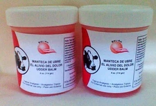 2 Manteca De Ubre Red Vaquita Pain Relieving Ointment Muscle Pain UDDER BALM 4oz