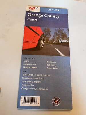 Orange County Central Map Irvine Laguna Newport Beach Santa Ana Westminster