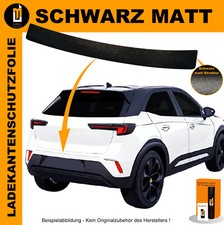 LACKSCHUTZFOLIE LADEKANTENSCHUTZ FÜR OPEL MOKKA B MOKKA-e ab 2021 SCHWARZ MATT