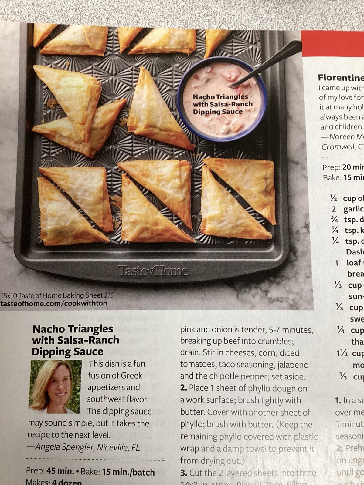 Recipes For Holidays, New year’s Eve, Taste Of Home Mag