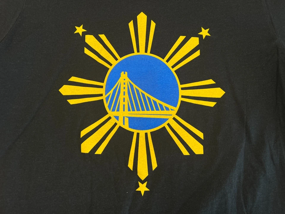 GOLDEN STATE WARRIORS FILIPINO HERITAGE T SHIRT S TEE NEW PHILIPPINES NBA NOS - Image 2 of 4