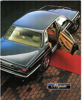 Jaguar XJ & Daimler Majestic XJ40 1993 UK Market Foldout Brochure