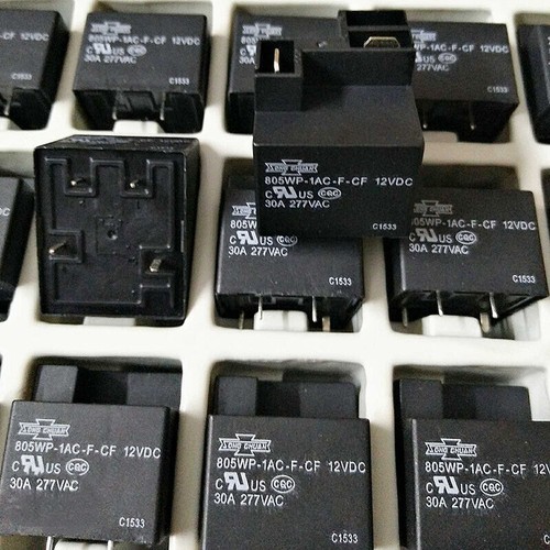 Relais Puissance FANHAR W12-1ASTF - 12VDC 30A 250V - 4 Broches - Neuf